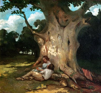 The Large Oak by Gustave Courbet